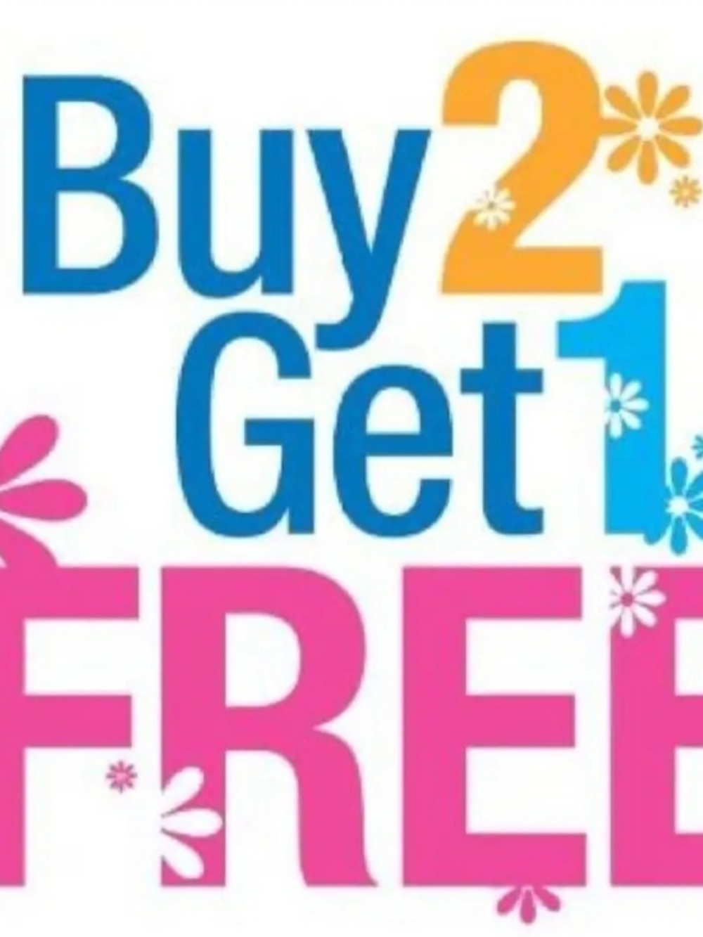 Buy 2 Get 1 Free (Equal Or Lesser Value)
